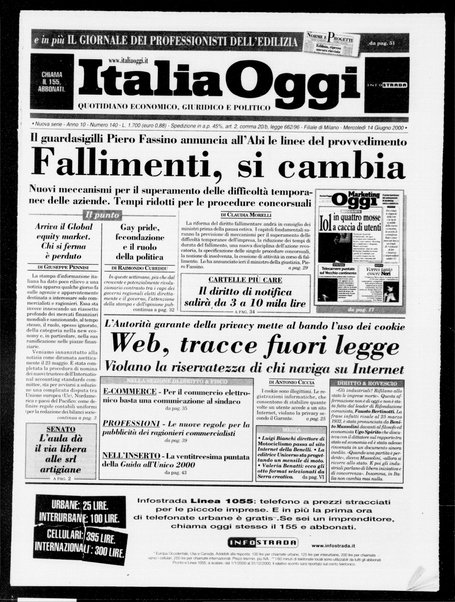 Italia oggi : quotidiano di economia finanza e politica